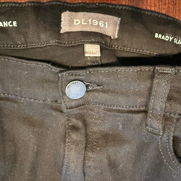 Boys Brady slim DL1961 black Jean style pants - Picture 2 of 3